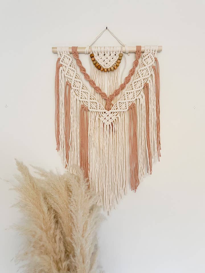 Handcrafted Boho Macrame Wall Hanging Art Decor for wholesale by Naorvi Macrame