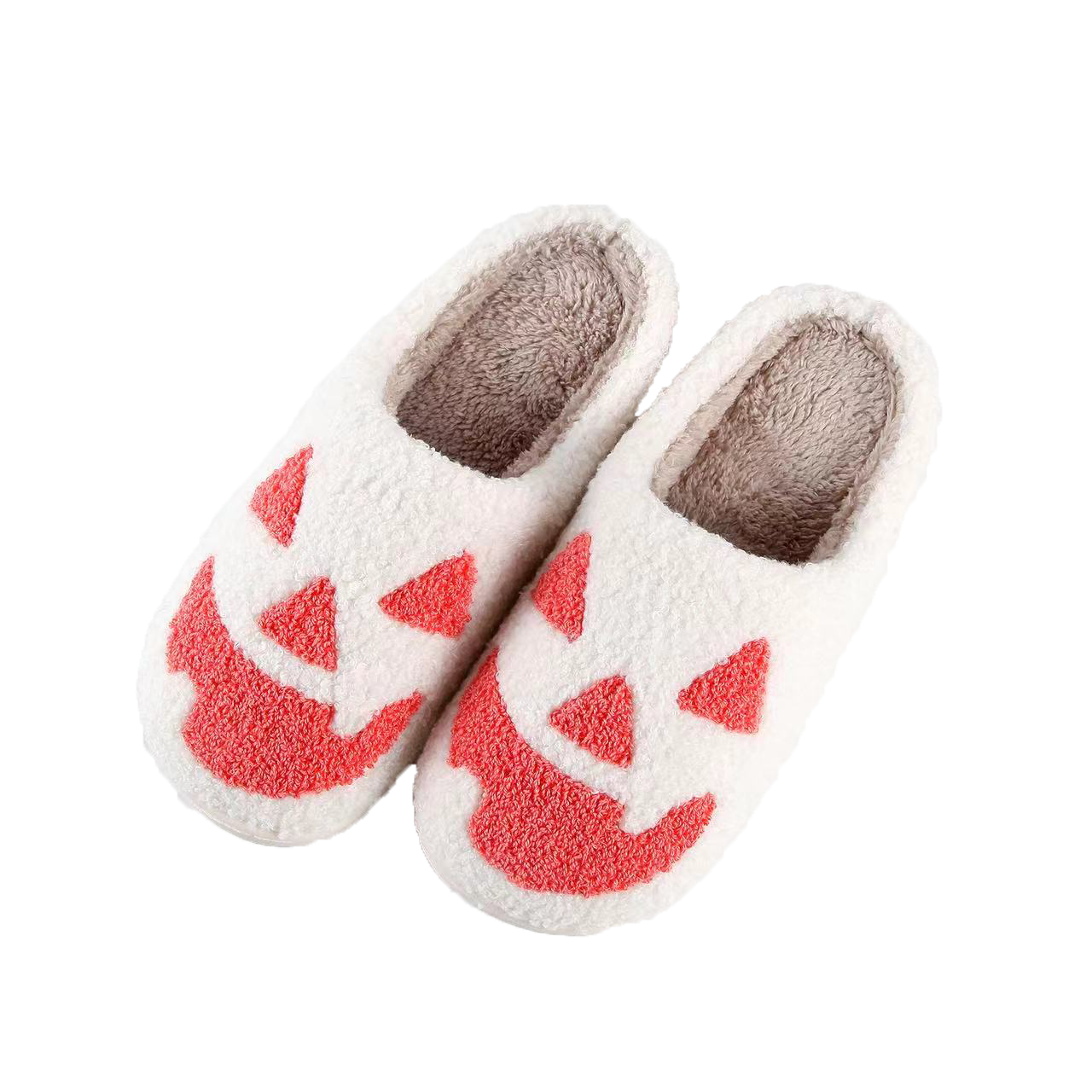 Shop Lev – wholesale Slippers – Women's – Fun Cartoon Illustrated Plush Fur Slip on House Slippers6