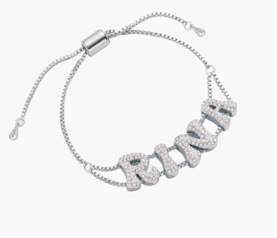 ZEN&CO Studio - Wholesale Charm/Dangle Bracelet - INDIE Personalized Nameplate charm bracelet,  Sterling Silver, 18K Gold Plated, Freshwater Pearl, Nature Stone2