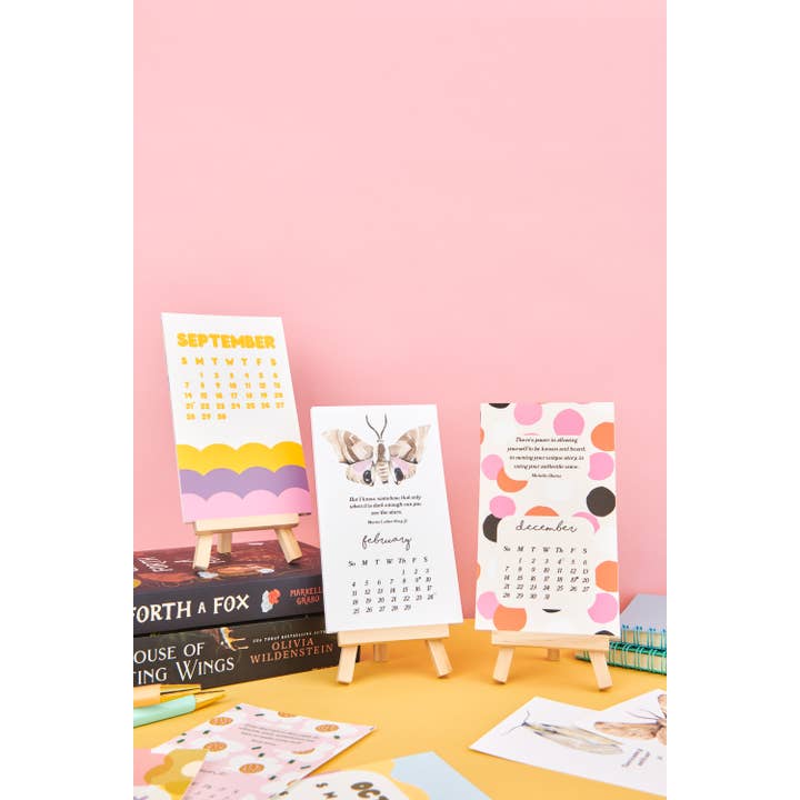 Lucky Dog Design Co. - Wholesale Calendar - Happiness & Women Empowerment 2026 Desk Calendar1
