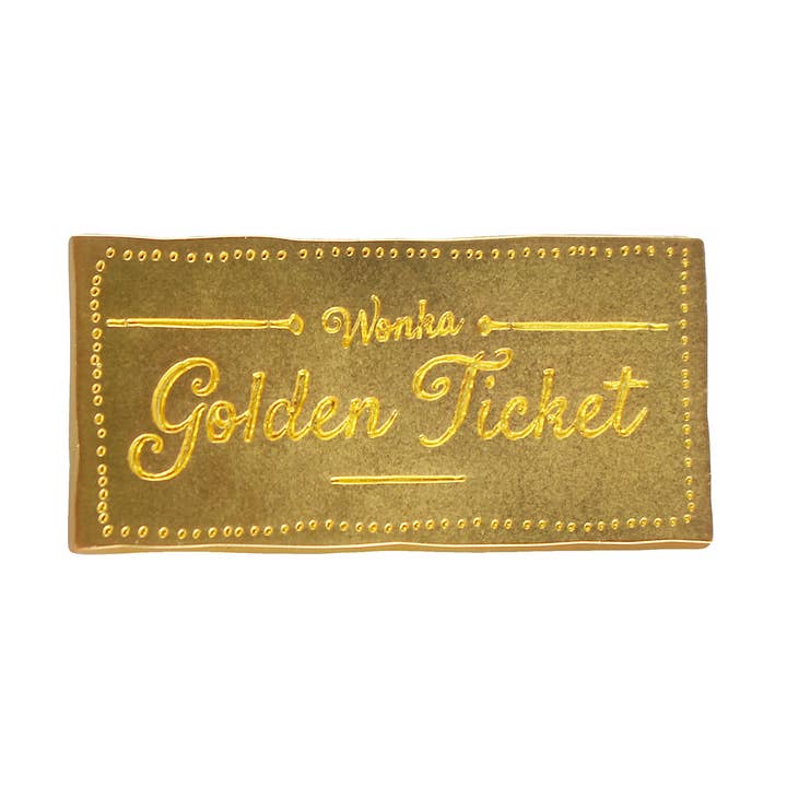 Metal Pin Badge Charlie and the Chocolate Factory for wholesale by Half Moon Bay By Design