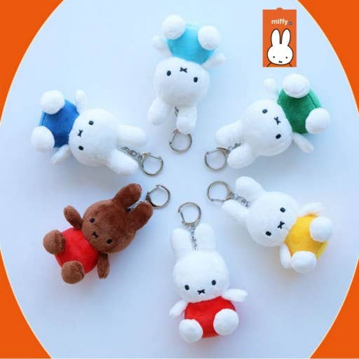 K-Wonderland - Wholesale Keychain – Women's - Miffy Classic Plush Stand Bag Charm Key Holder Gift6