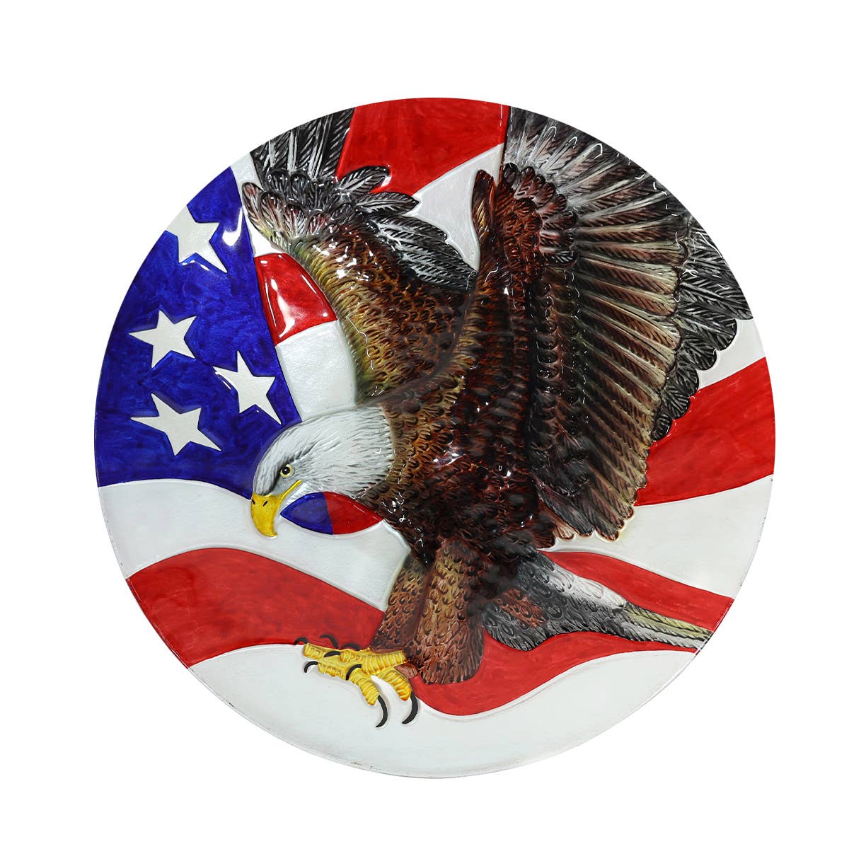 Briarwood Lane - Wholesale Bird Bath - Freedom Eagle Glass Birdbath1