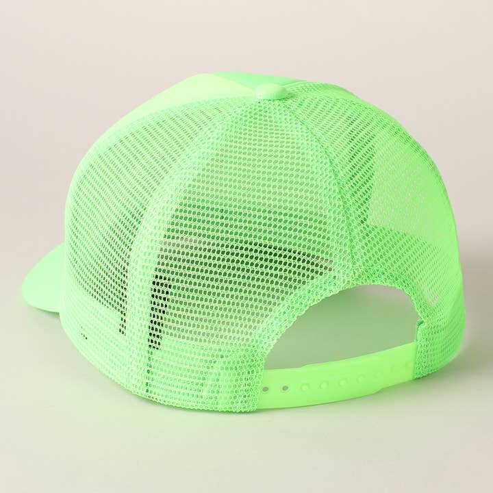 Fashion City – boné - Mulher por atacado – Boné trucker bordado 'Save Water Drink Margs'16