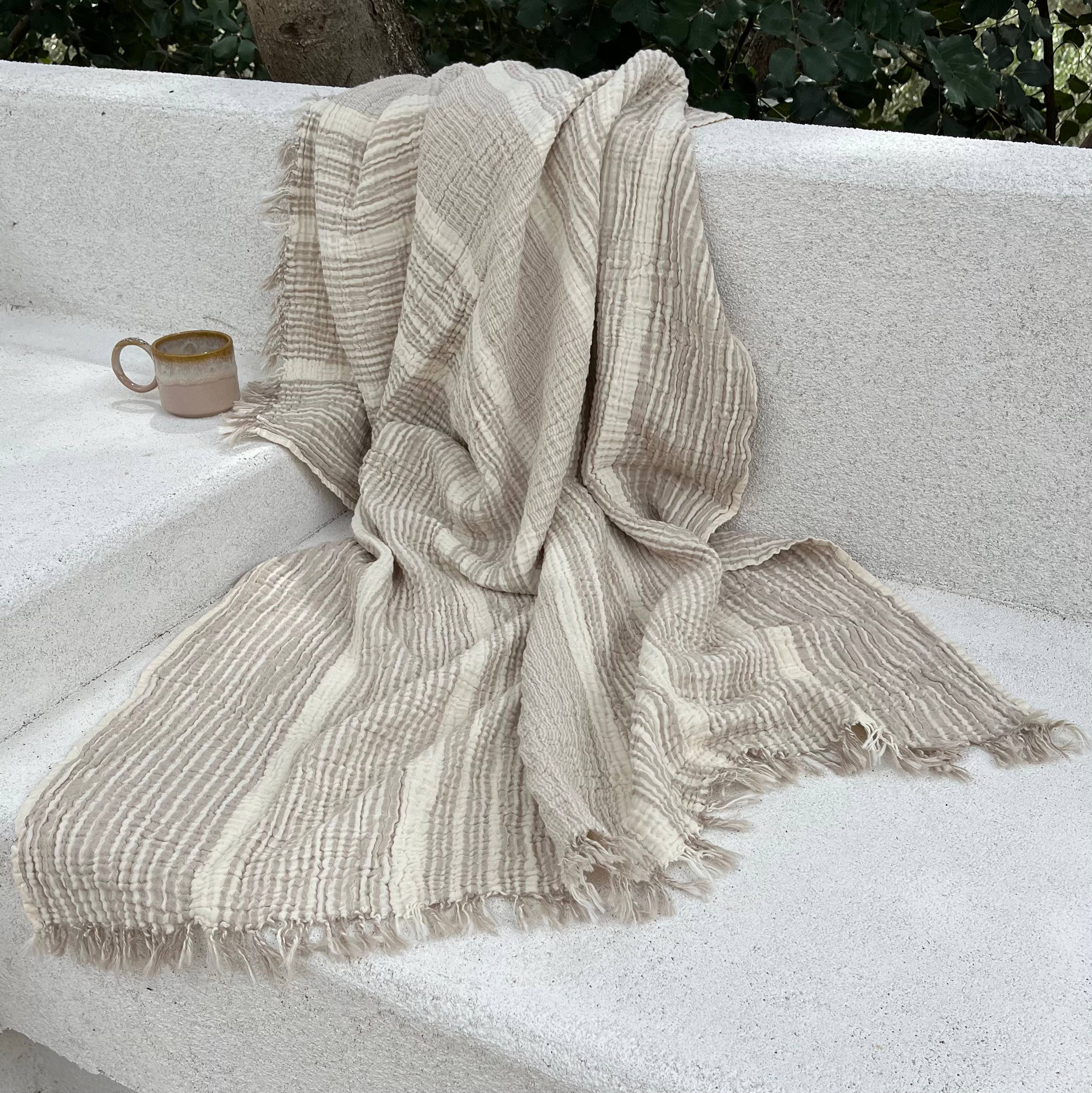 loom.ist - Wholesale Throw Blanket - Muslin Cotton Throw13