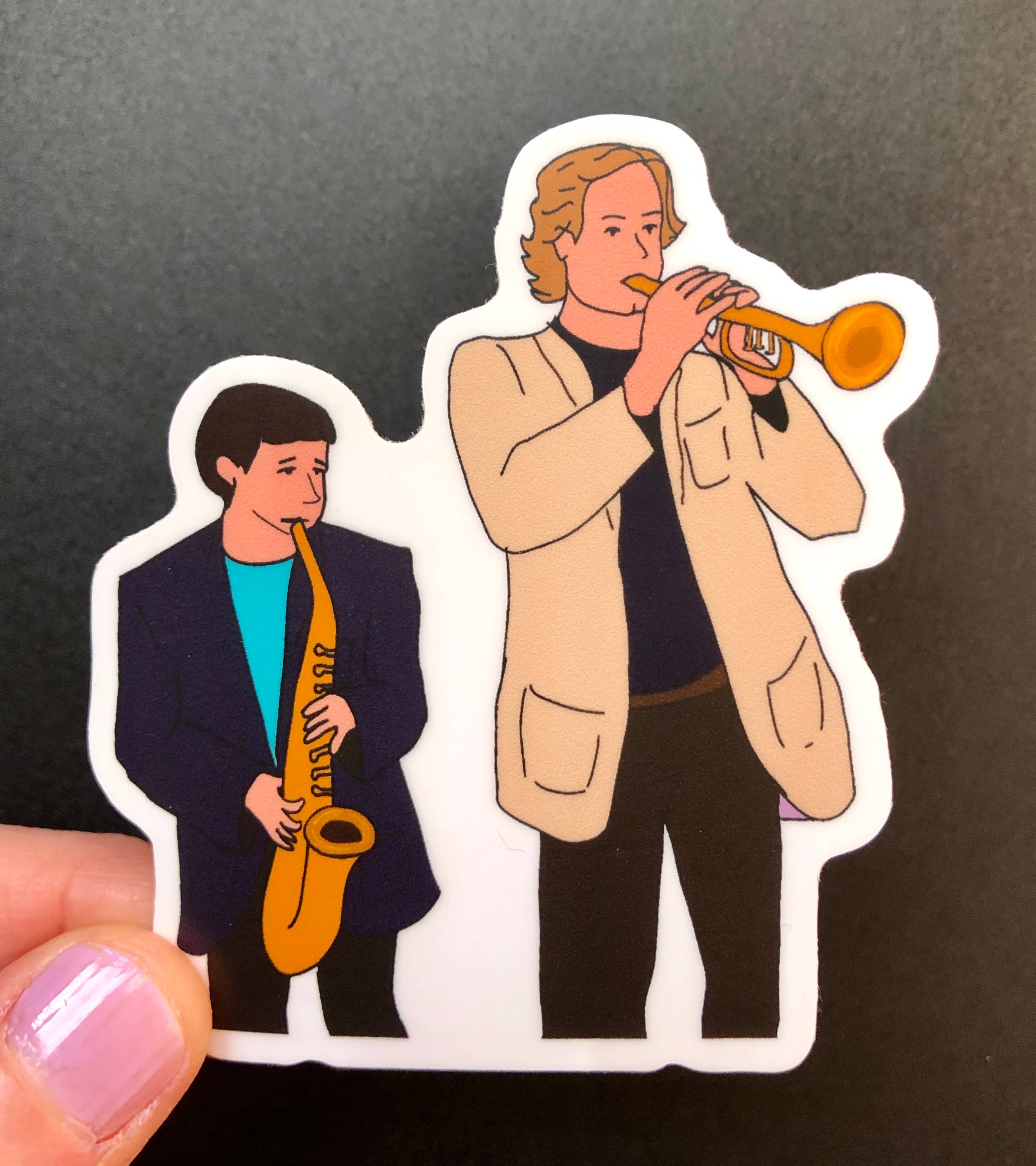 Debbie Draws Funny – Großhandel Aufkleber – Call Me Al Retro 80er Jahre Aufkleber Laptop Sticker Flasche Aufkleber2