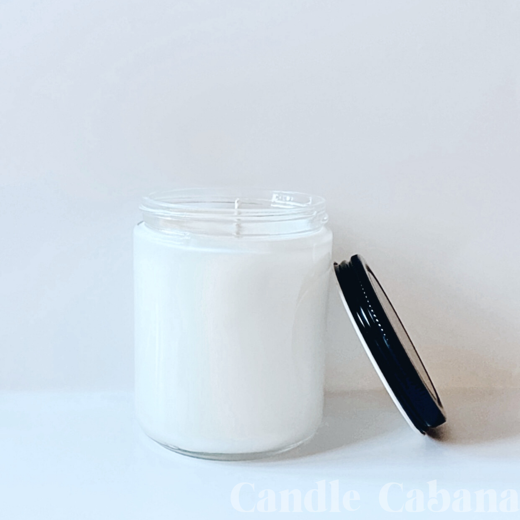 Candle Cabana - Wholesale Jar/Filled Candle - 9oz Unlabeled Soy Candle - Private Label - Glass Jar - Bulk4