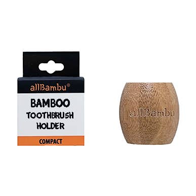 Soporte de cepillo de dientes de bambú para venta al por mayor de allBambu Inc