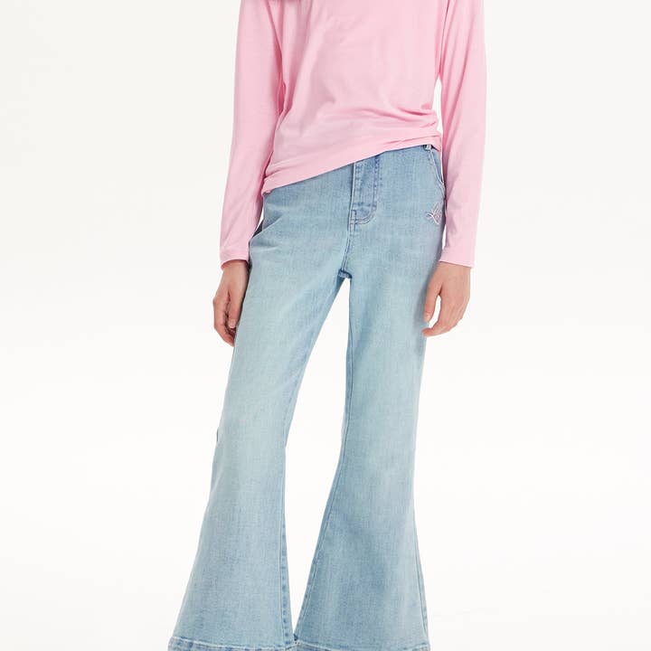 Suhkasana - Wholesale T-Shirt - Kids - Kids Long Sleeve Solid Color Slim Fit T-Shirt3