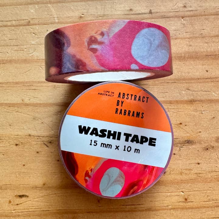 Orange and Pink Washi Tape - Lesbian Pride Washi Tap for wholesale by AbstractbyRabrams