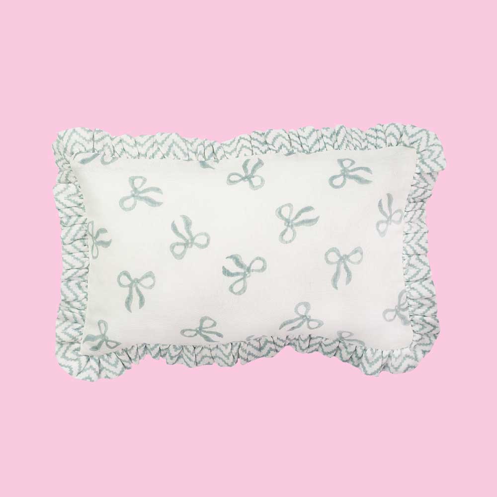 Willa and the Bear - Wholesale Pillow/Cushion - Kids & Baby - Muslin Ruffle Mini Pillow21