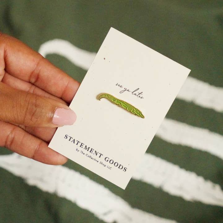 Alligator - Enamel Pin for wholesale by Statement Goods