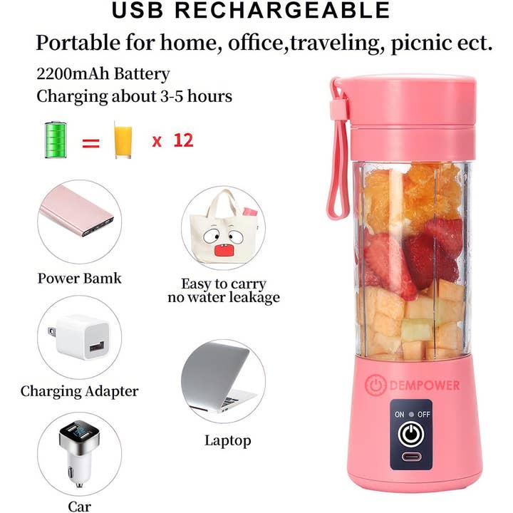 Mtistanbul LTD - Wholesale Blender - Compact Portable USB Rechargeable Blender5