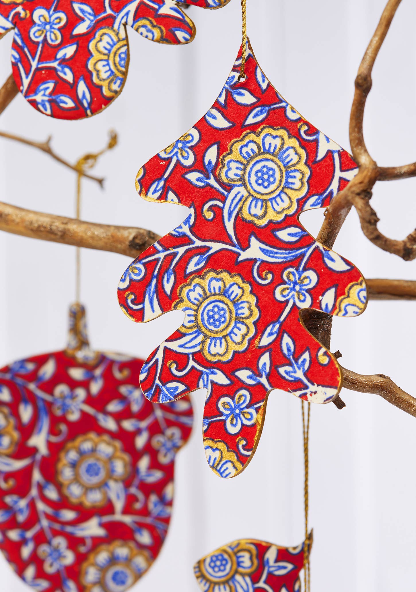 Namaste - Wholesale Christmas decoration - Jasmi Floral Block Print Decoration3