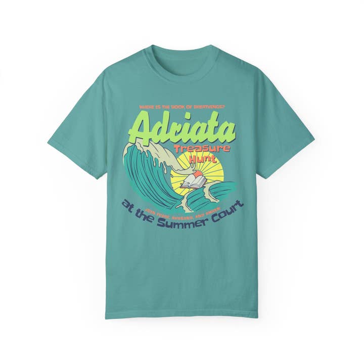 The Bean Workshop - Wholesale Screen Printed T-Shirt - Women's - Adriata Treasure Hunt T-Shirt
