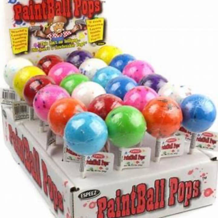 O'Shea's Candies Sweet Shop - Wholesale Lollipop - Novelty Giant Jumbo Jawbreakers on STICK- 24CT Display Tray4