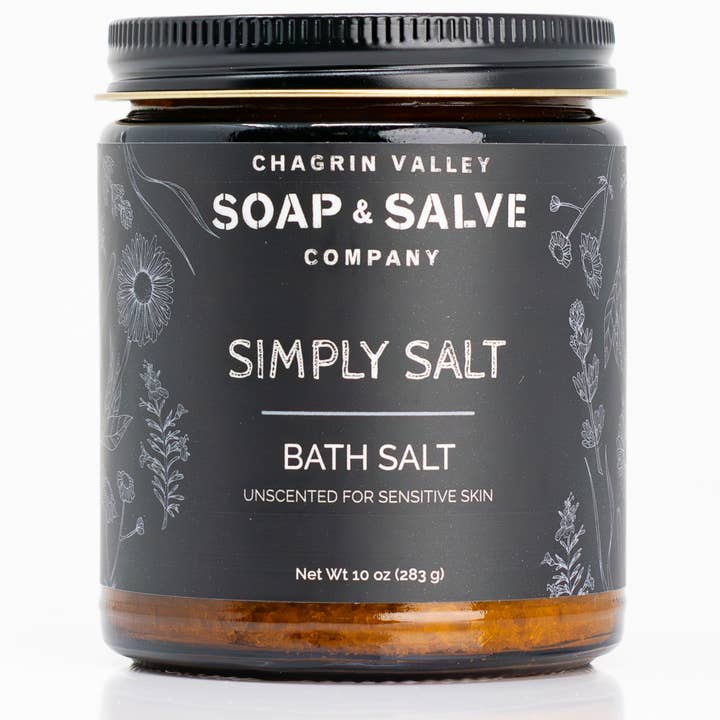 Bath Salt: Simply Salts for wholesale by Chagrin Valley Soap