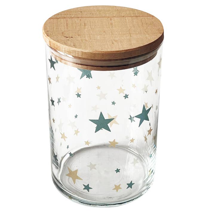 Tarro de almacenamiento Cielo Estrellado: contenedor festivo con estilo para venta al por mayor de Wunderle GmbH