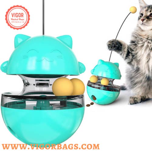 Mix Match Colors Turnable Balls Feeder Cats Toy IQ Training Leak Food Slow Fe for wholesale on Faire7