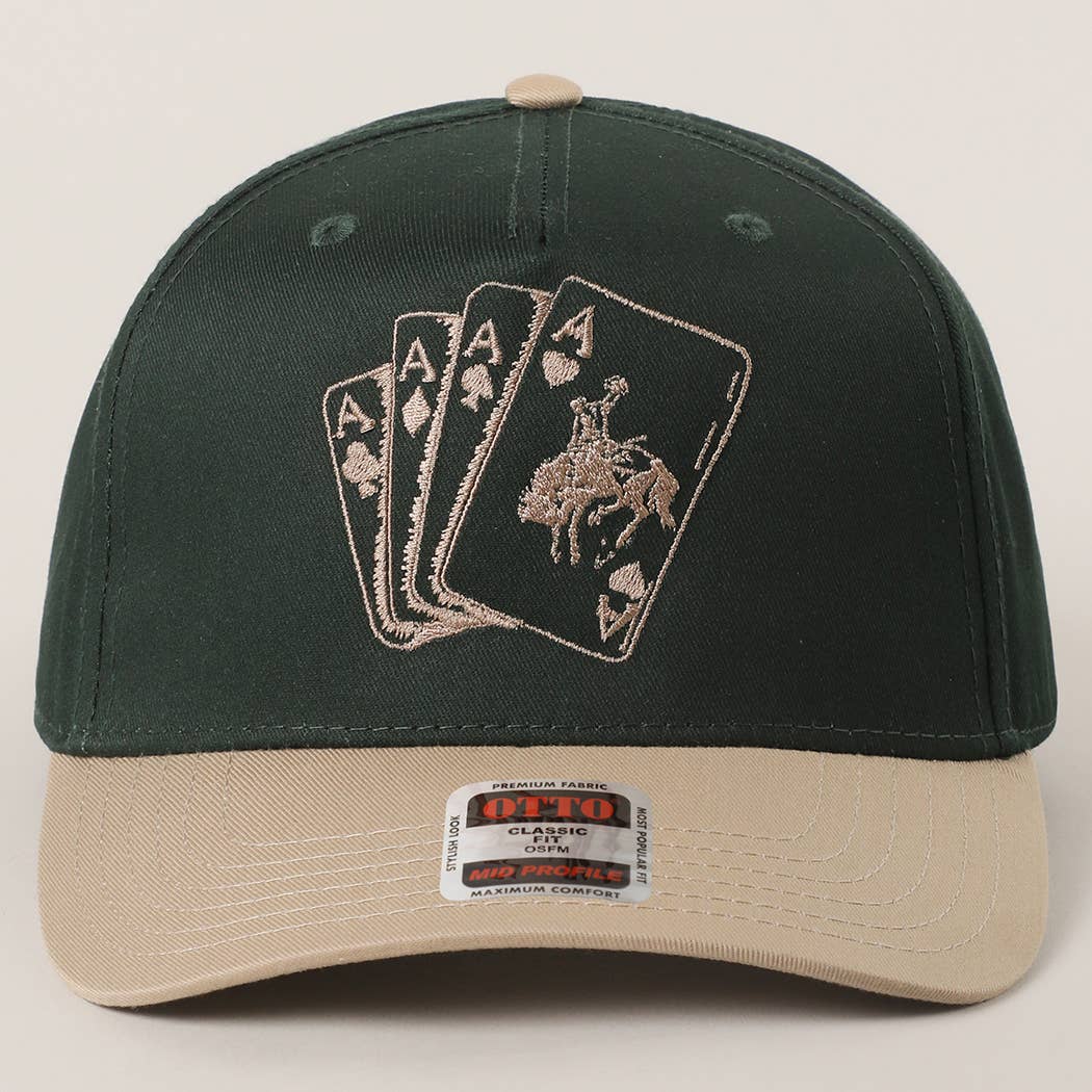 Fashion City - Wholesale Trucker Hat - Unisex - Western Cowboy Card Embroidered Trucker Hat8