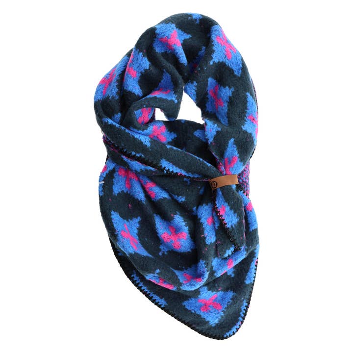 Foulard triangle Fay bleu pour la vente par LOT83