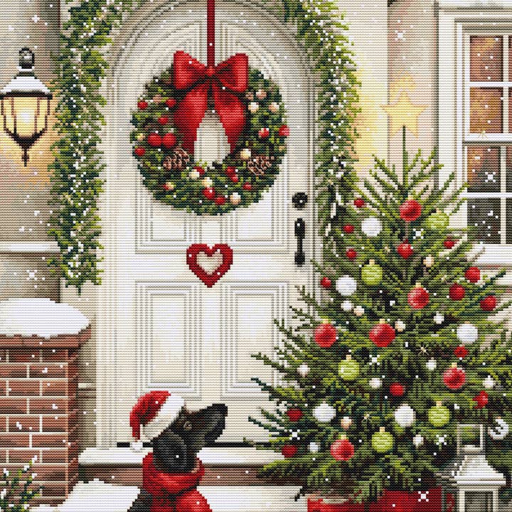 Korsstingssæt Luca-S - Venter på jul, BU5099 for engroshandel hos Luca-S