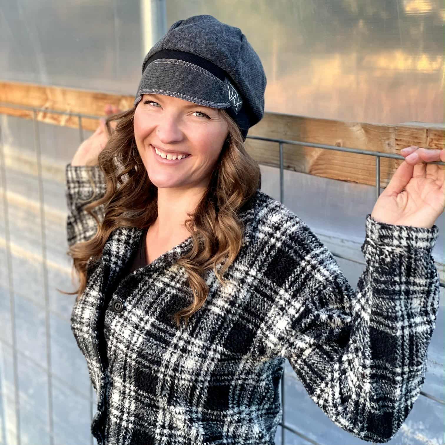 Jax Upcycled – Gorro - Unissexo por atacado – Escolha o Boné Newsboy de Camisola Reciclada Color Way27