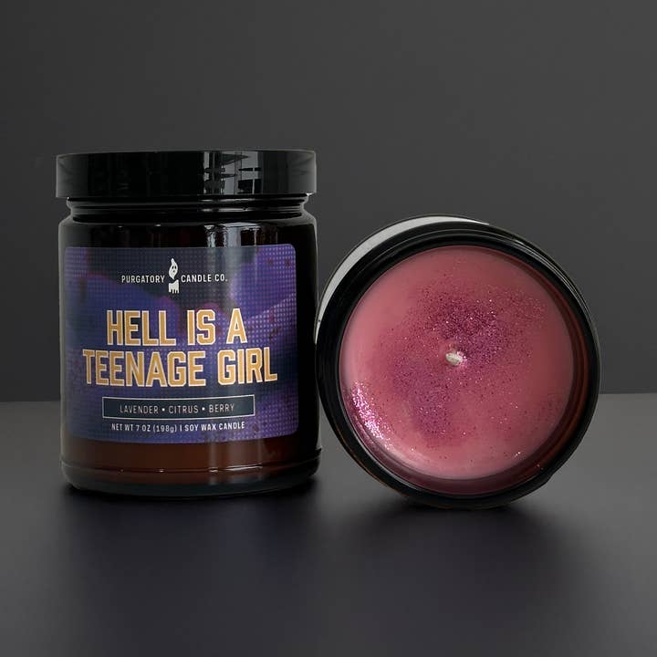 Jennifer's body Candle- Hell Is A Teenage Girl for wholesale by Purgatory Candle Co