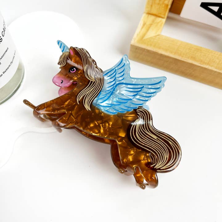 mildstyles – Engroshandel Hårspænde - Dame – Sød enhjørning hårklemme med kløer