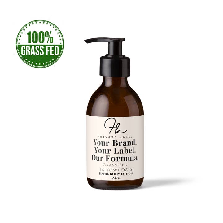 FK Private Label Labs - Wholesale Hand & body lotion - Grass Fed Beef Tallow Body/Hand Lotion