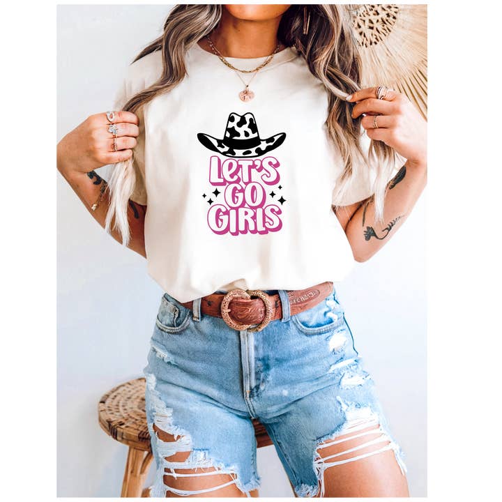 Let's Go Girls Tee for wholesale by Dairyland Bach Co.