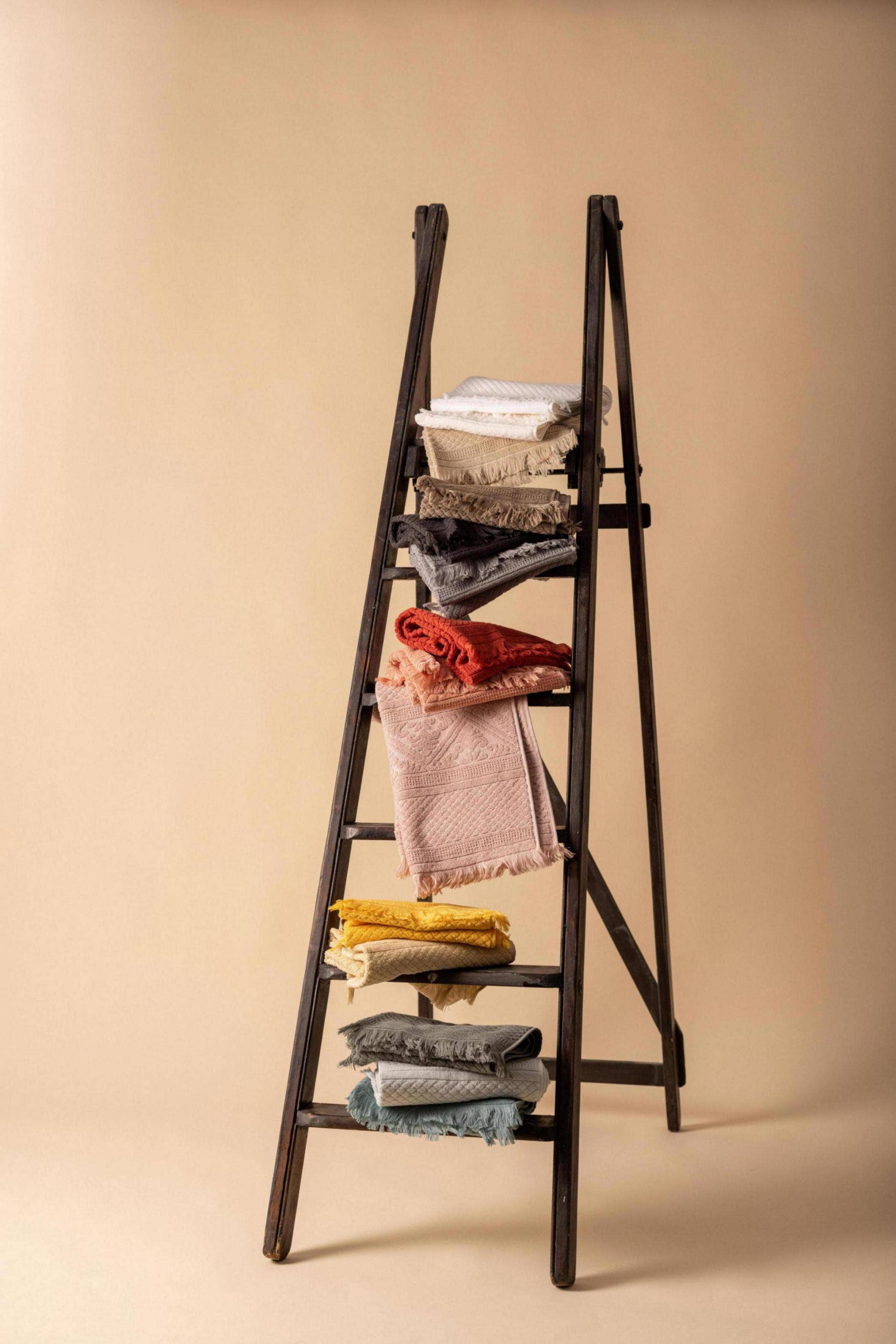 Maison Vivaraise & La Cerise sur le Gâteau - Wholesale Bath Towel - Uni Zoe Thyme Hand Towel 50 X 100Cm1