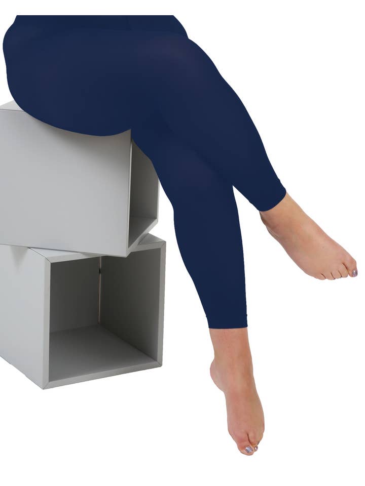 Pamela Mann - Wholesale Tights - Women's - 90 Denier Footless Curvy Super Stretch Tights2