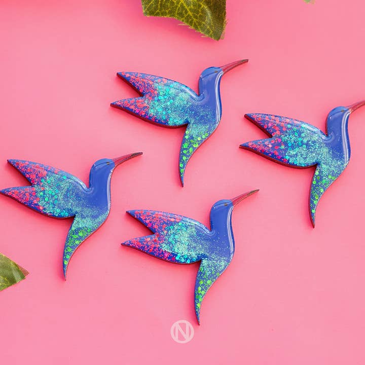 Naoi - Wholesale Brooch - Hummingbird Pin Brooch - Handmade to Order