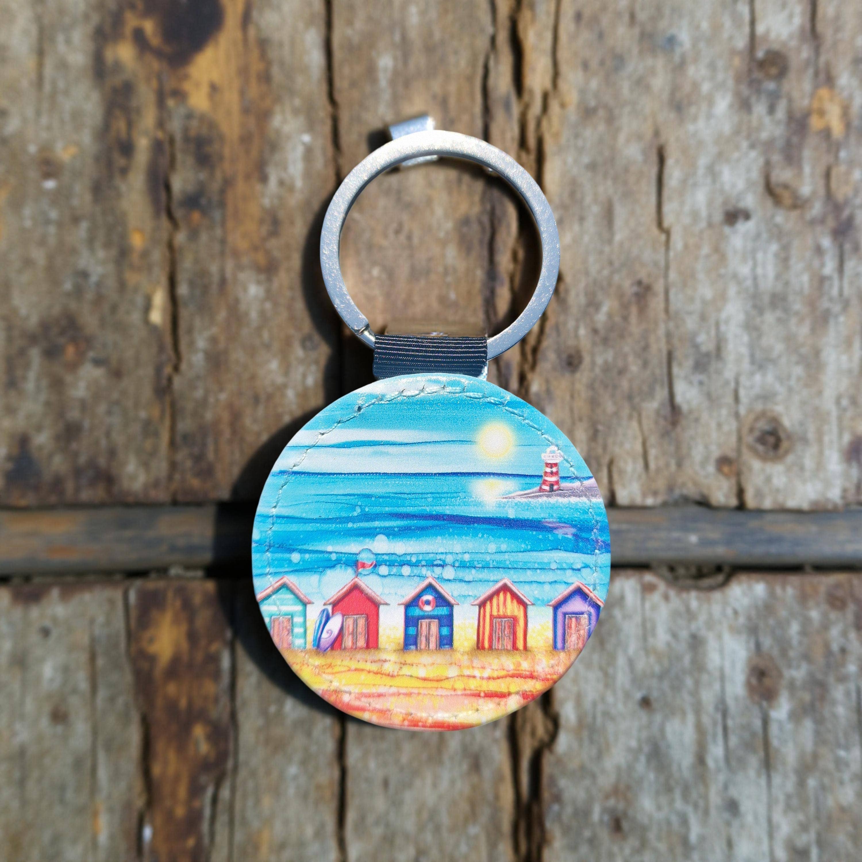 By Jo Crafts - Wholesale Sleutelhanger - Uniseks - 93/97-KR - Strand Kunstleren Sleutelhanger2