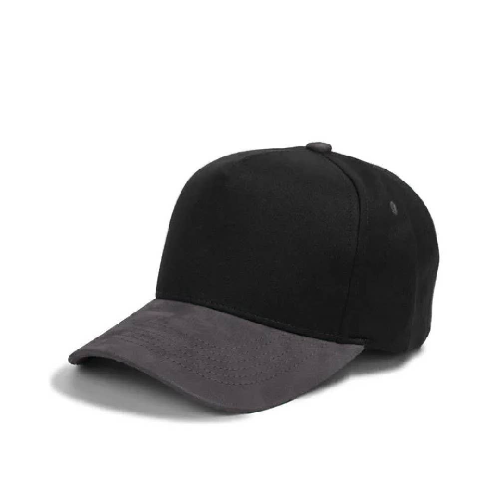 DOBBI – Großhandel Basecap – Unisex – Einfarbige 5-Panel Baumwolle Wildlederkappe3
