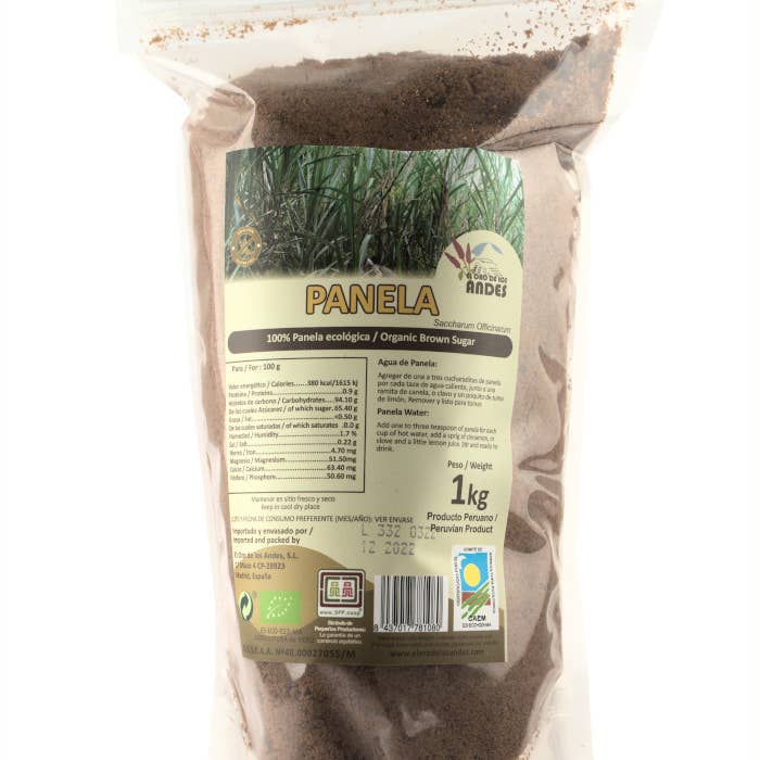 El Oro de los Andes - Wholesale Sugar/Sweetener - 1KG PAN ES-ECO-023-MA