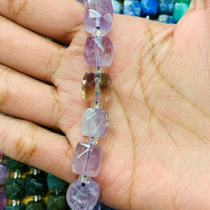 The Bead Bazaar - Wholesale Beads - Crystal Healing Gemstone Nugget Beads Strand, Chakra Natural Gemstone Nugget Beads, Accent Stone Beads, Healing Stone Accent Beads, Bulk Beads