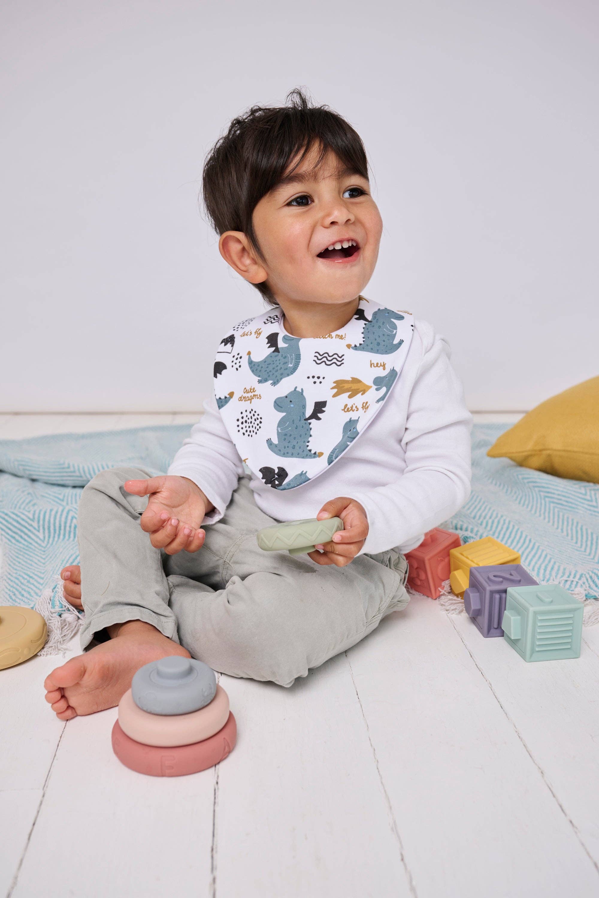 Bibbilyboo – wholesale Bib – Baby – Dragon Waterproof Dribble Bib8