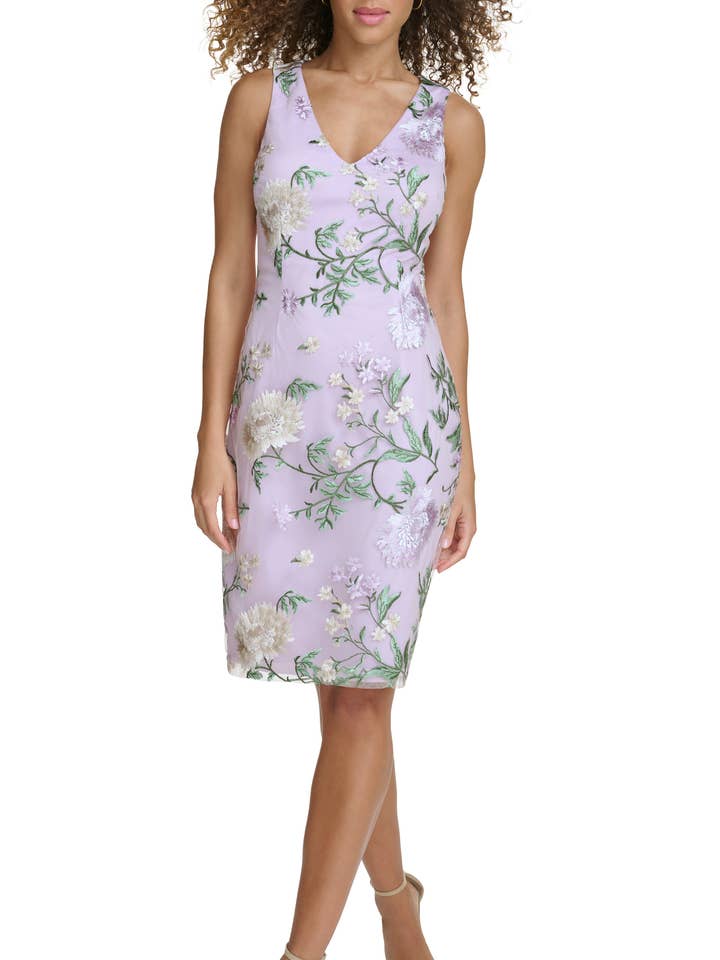 Siena- Embroidered Mesh Dress for wholesale by Kensie & Siena