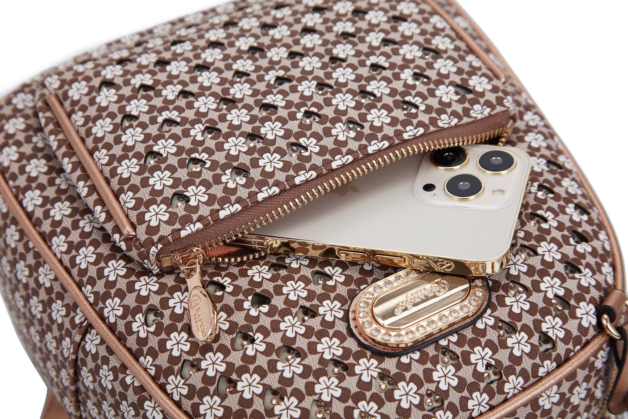 Brangio (Italy) Company Inc. - Wholesale Rugzak - Dames - Brangio Italië Floral Harmony Designer Rugzak3