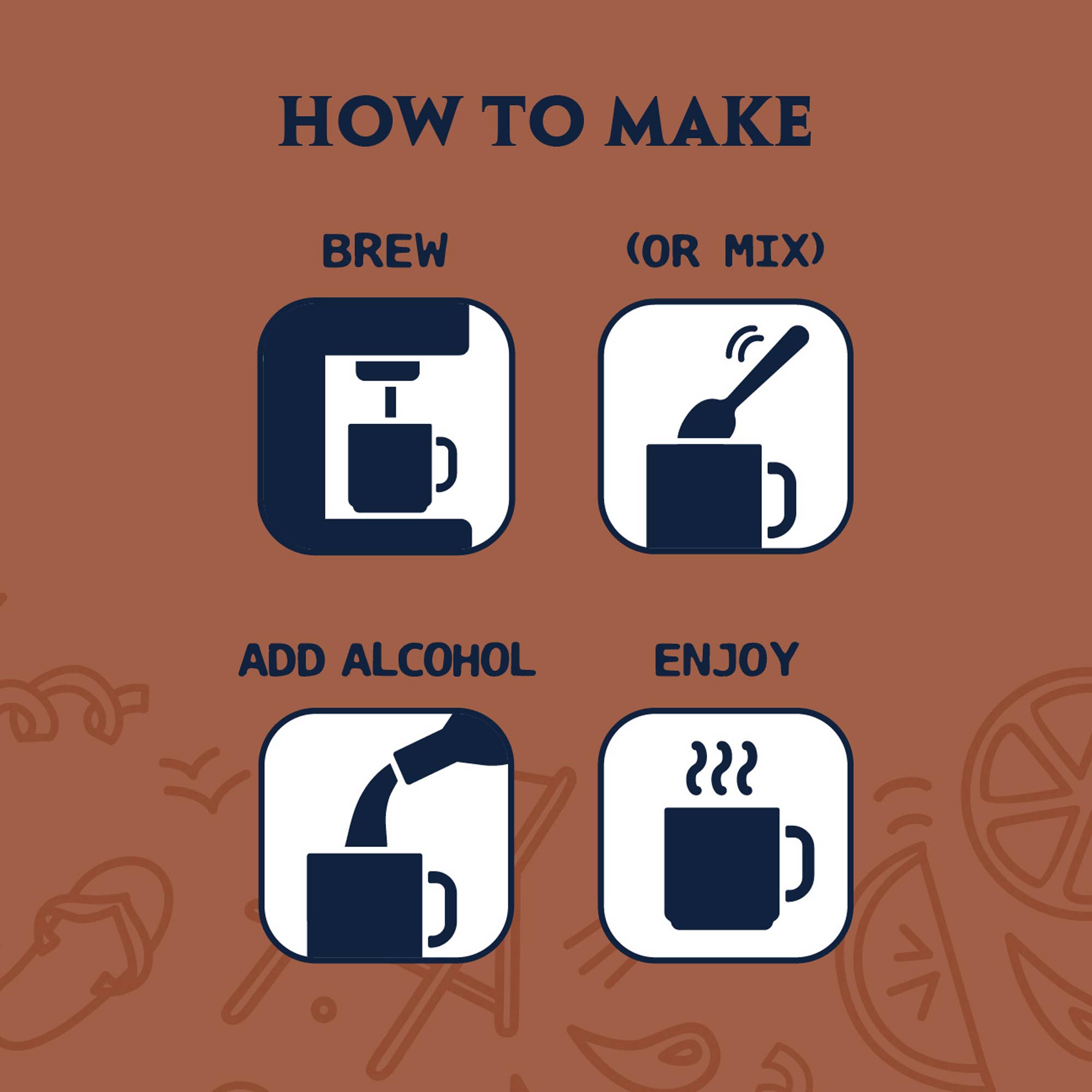 Lieutenant Blender's Cocktail Mixes - Wholesale Cocktail Mix/Syrup - Irish Coffee K'Tails® Single Pod Cocktail Mixers 12 Ct3