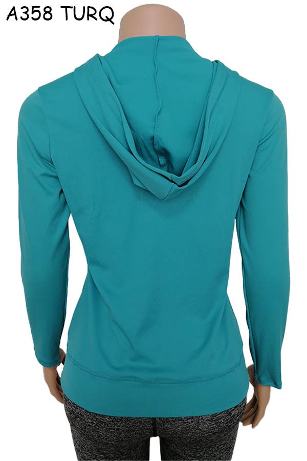 SSImport - Wholesale Athletic Jacket - Women's - A358 SPORTS HOODIE JACKET MIXED SIZES 12PCS/SET1