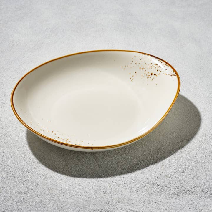 Terra - Speciale Ovale Schotel, Wit, 29,2 cm x 24,1 cm voor wholesale door Kadra Kitchenware