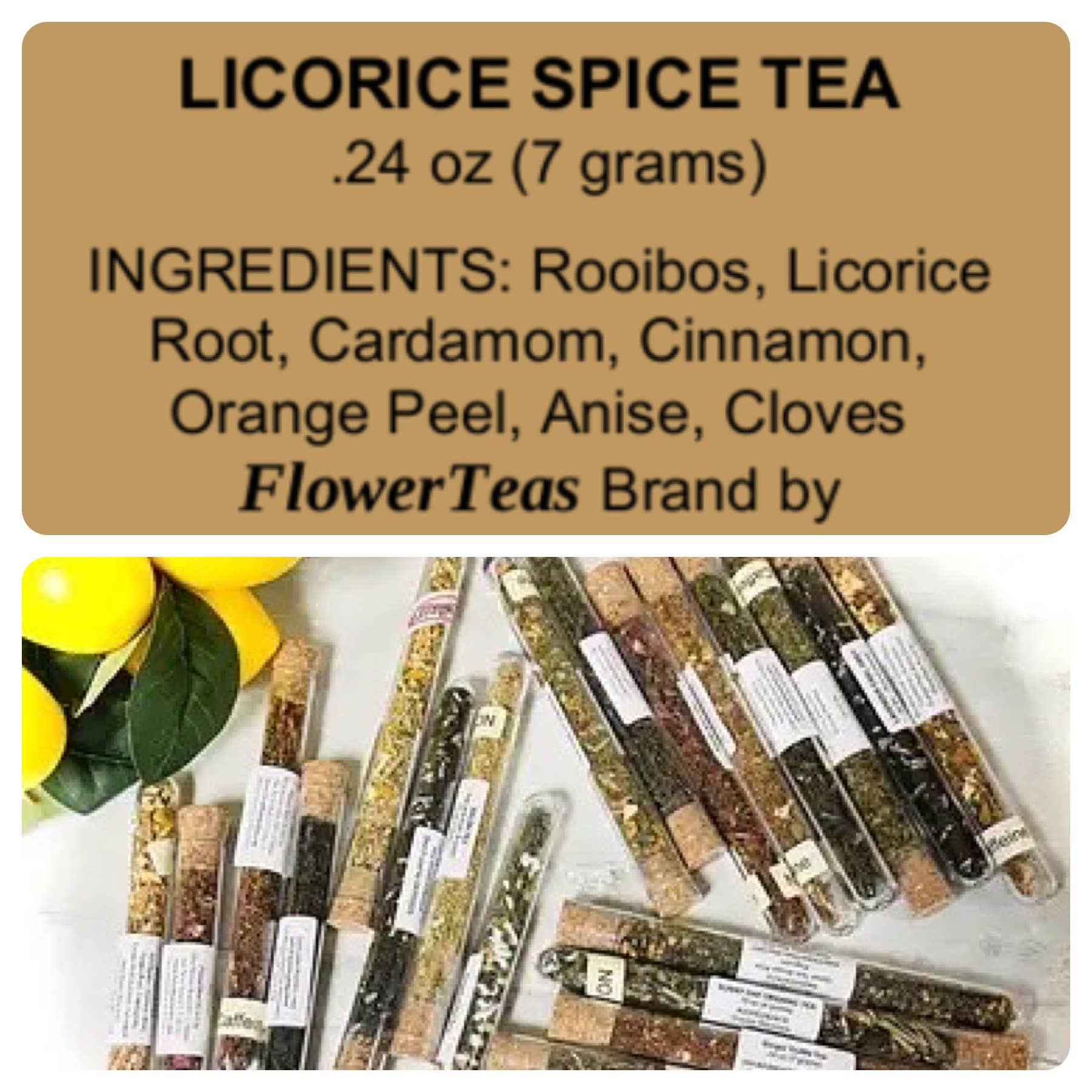 FlowerTeas - Venta al por mayor Tés a granel - Té suelto y mezclas de Matcha en tubos de ensayo21