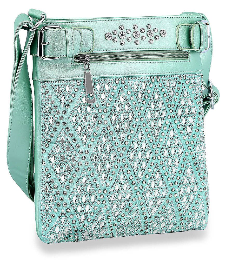 Handbag Express – Engroshandel Crossbodytaske - Dame – Diamond Bling Crossbody Slynge7