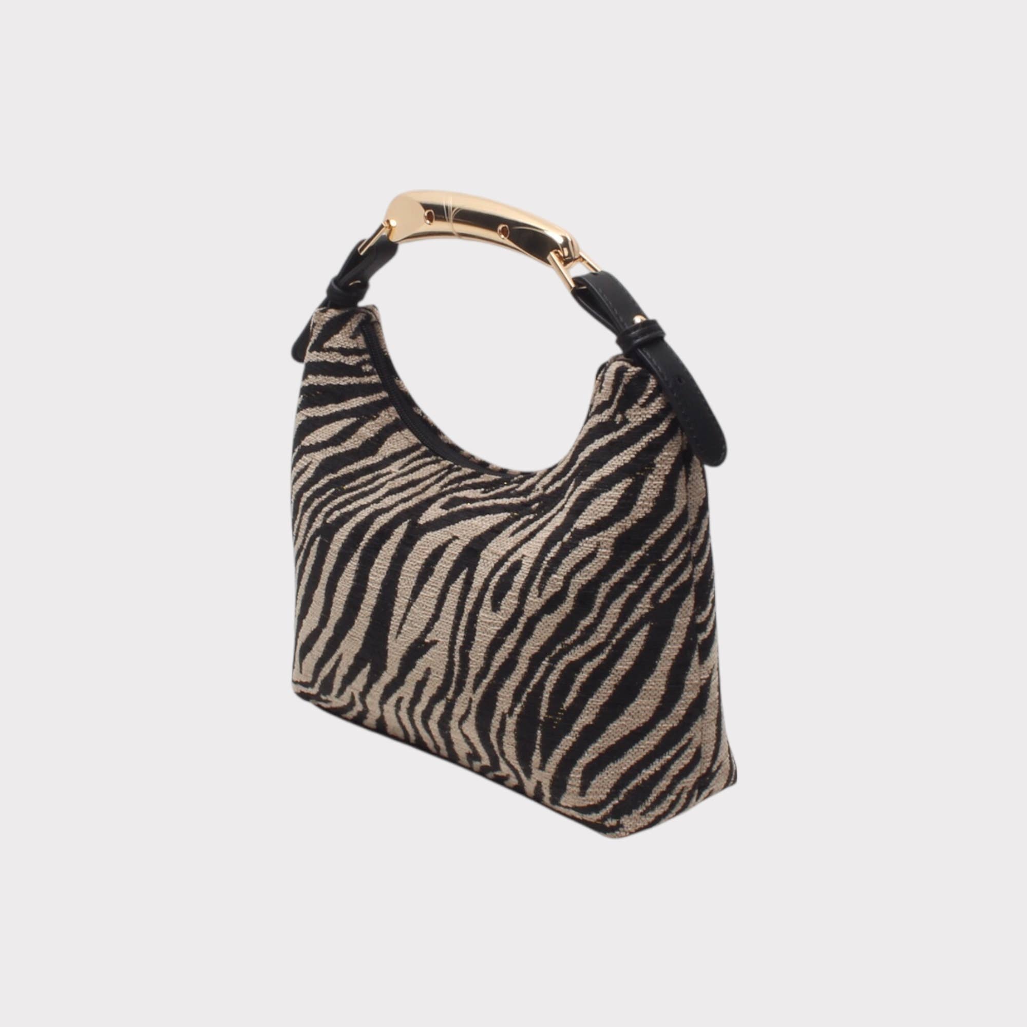 BESTINI – Engroshandel Skuldertaske – til kvinder – Taske med aftagelig skulderrem, med gylden håndledsrem, bomuld2