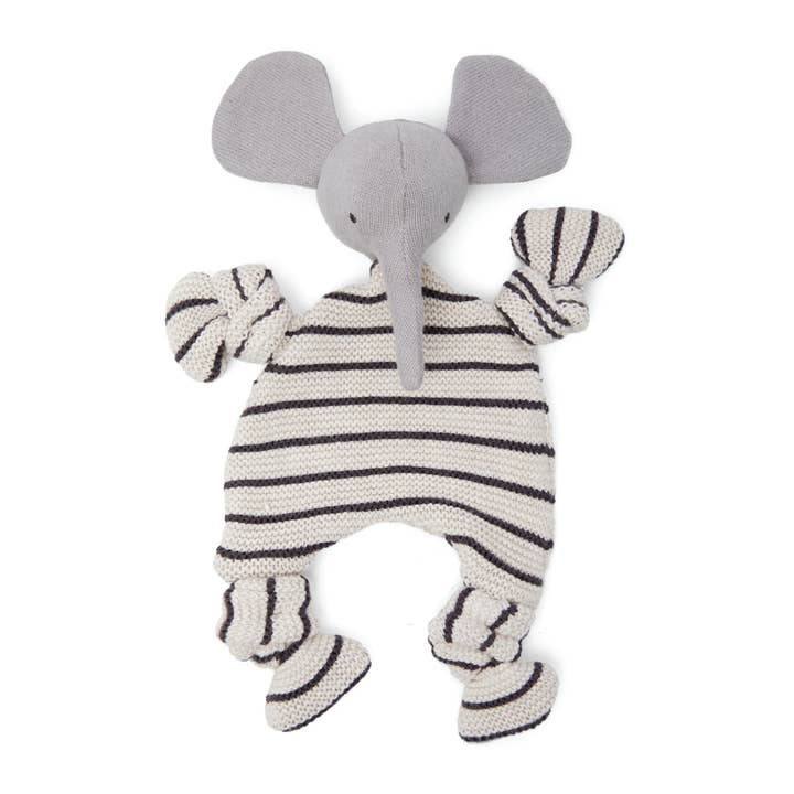 Sophie Home Ltd - Wholesale Security/Cuddle Blanket - Baby - Cotton Knit Baby Comforter Cuddle Cloth - Elephant