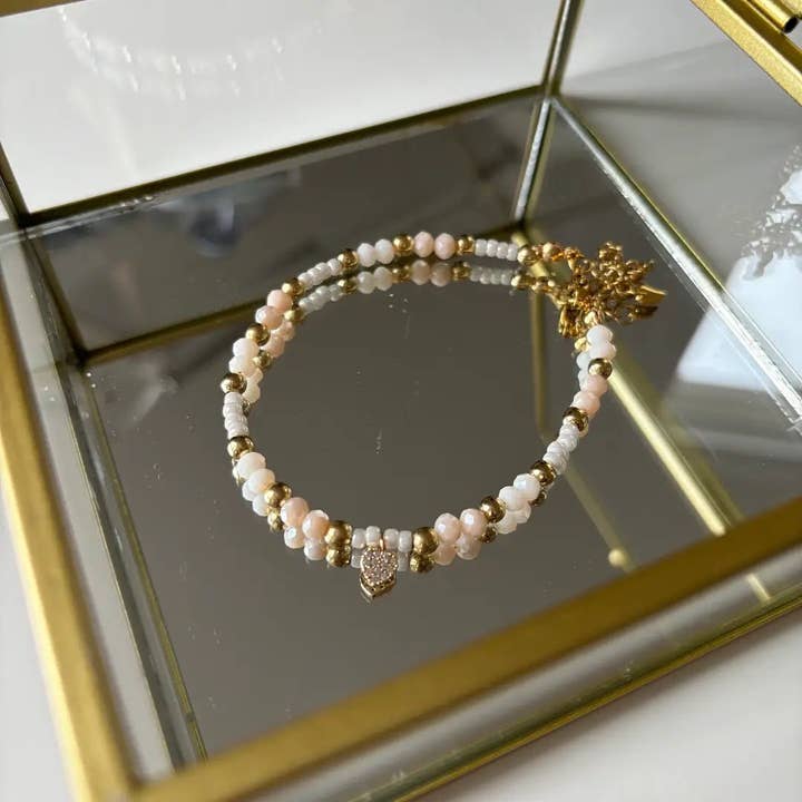 OE! - Wholesale Charm/Dangle Bracelet - LIEBE – Bracelet with zircon heart