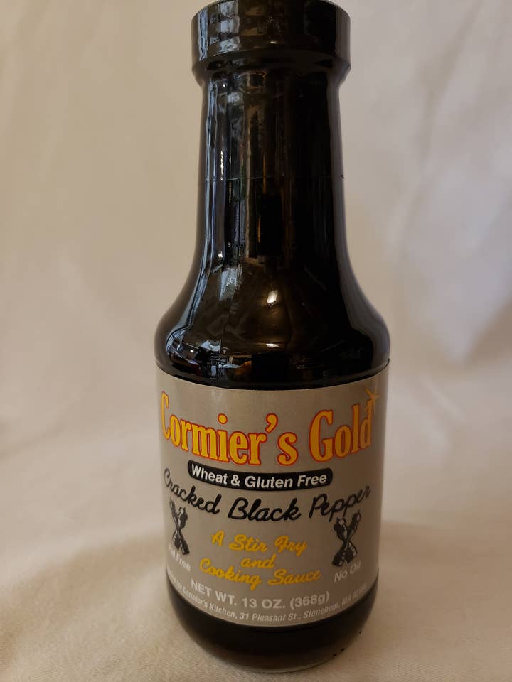 Cracked Black Pepper All Natural Cooking Sauce for wholesale by Cormier's Gold Sauces